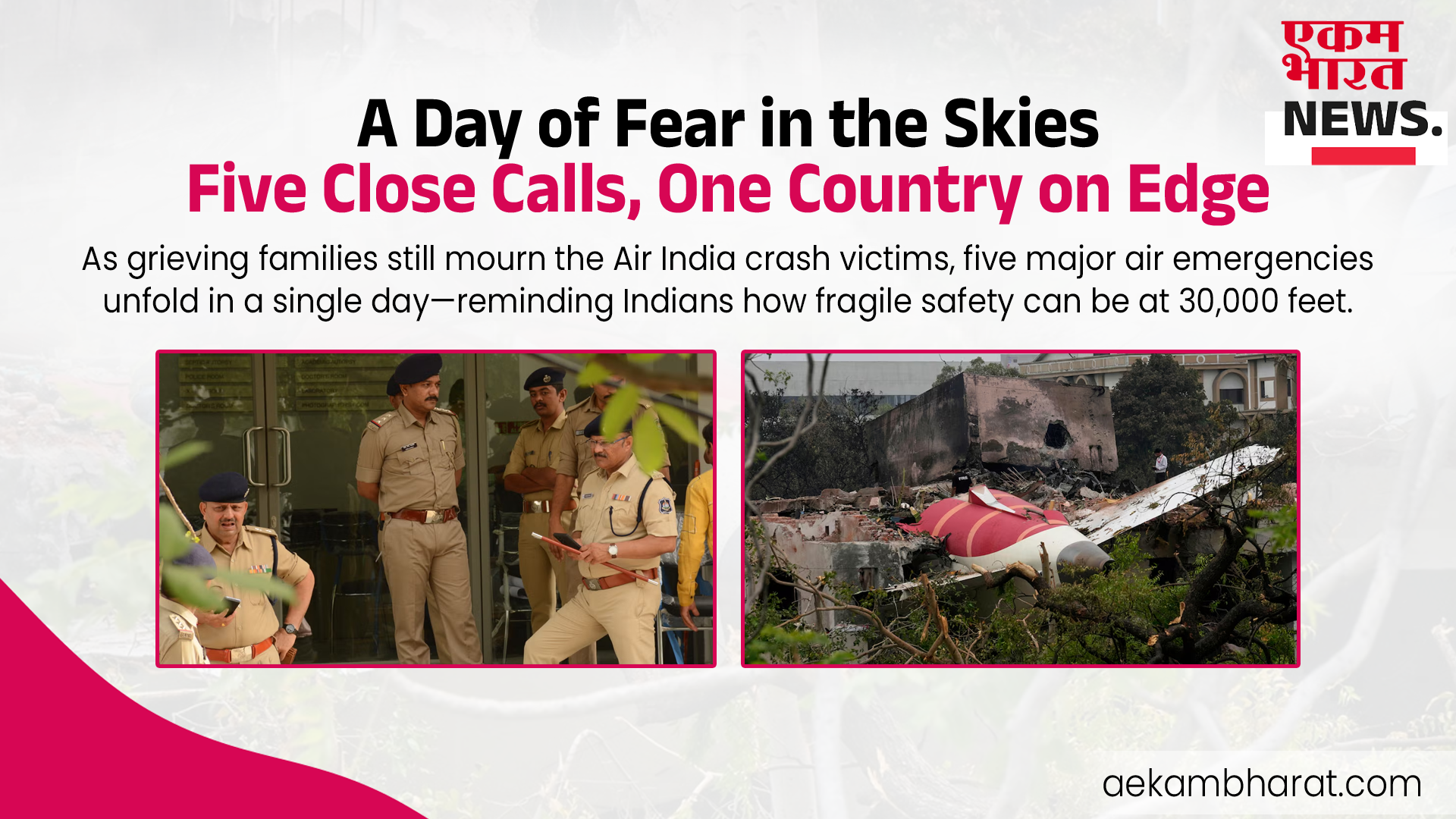 A Day of Fear in the Skies: Five Close Calls, One Country on Edge